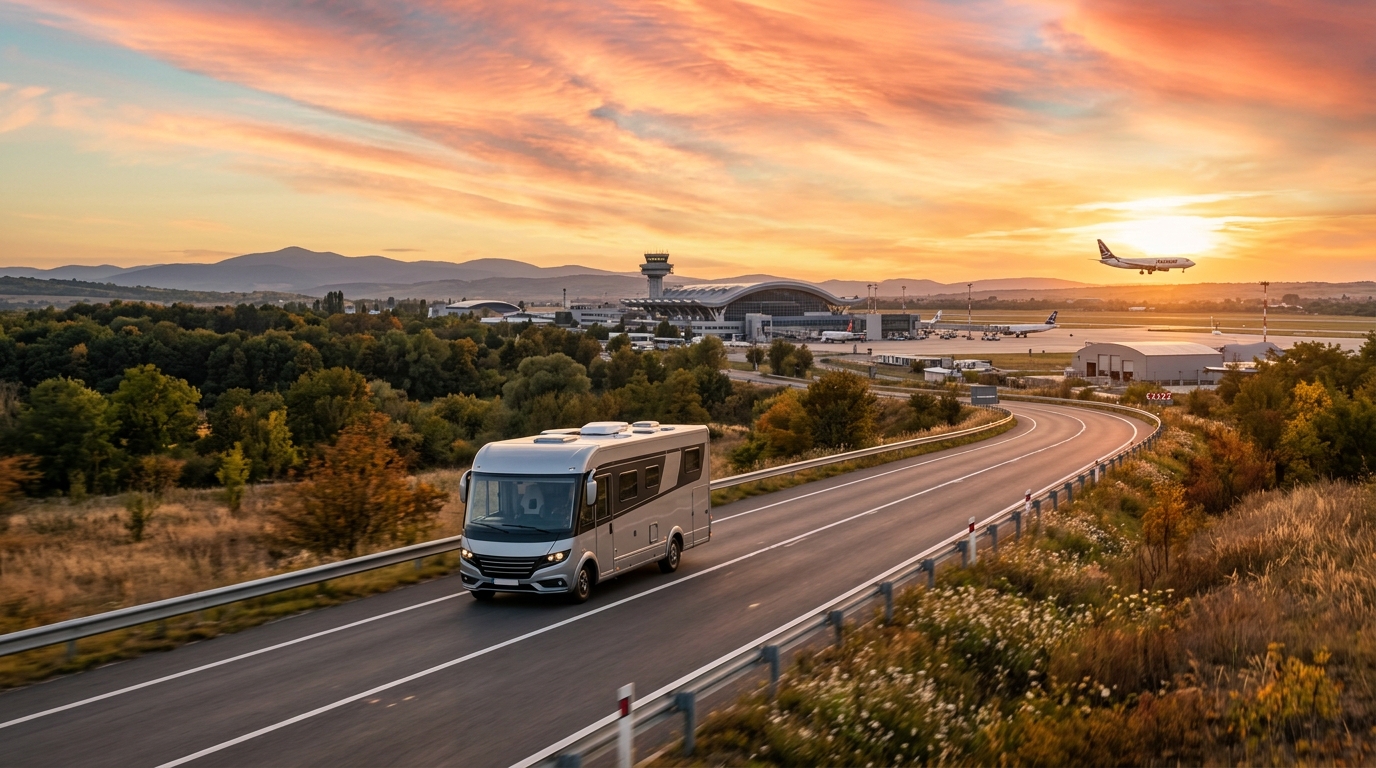 RV rental in Bucharest - Airport